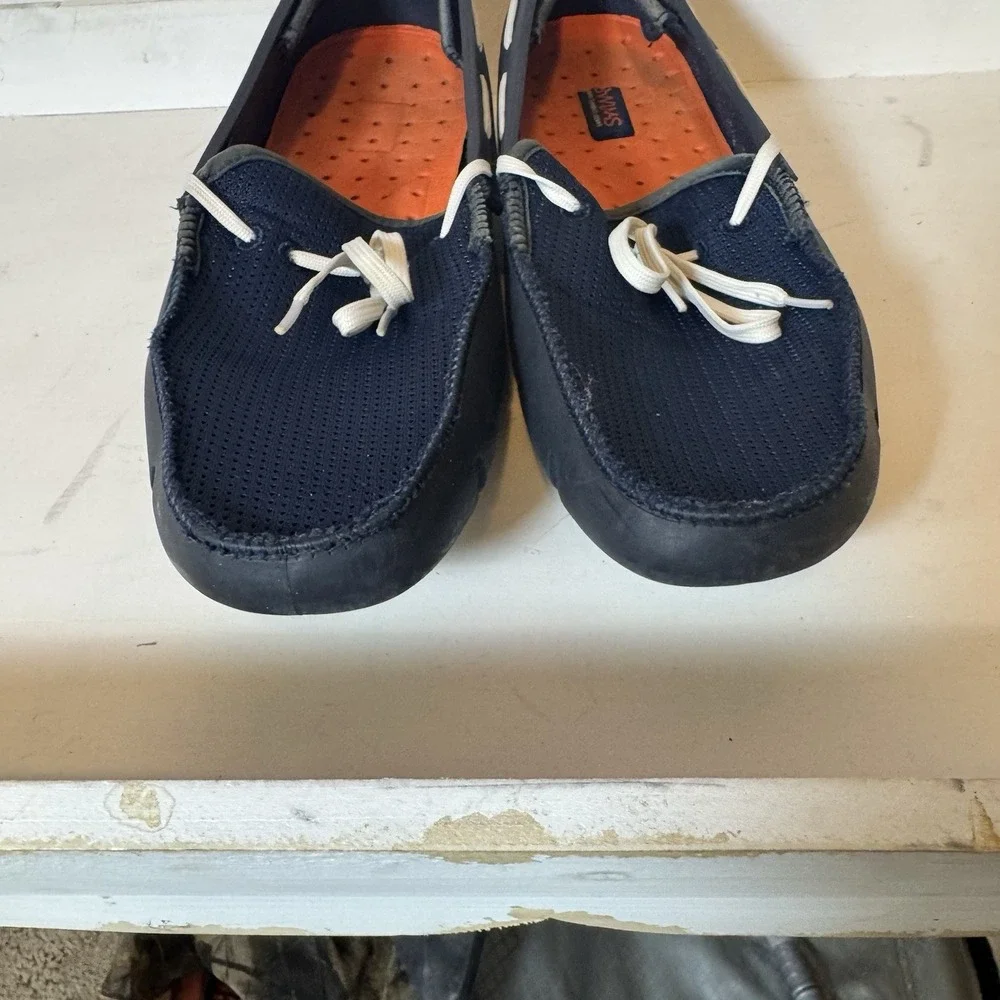 Swims Lace Loafer Boat Shoes Mesh Navy Men's US‎ 9 Lightweight Quick Drying